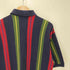 トミーヒルフィガー TOMMY HILFIGER 90s-00s ストライプ 鹿の子ポロシャツ メンズ JPN:L