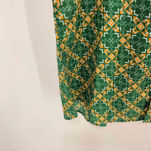 ROBERT FRIEDMAN イタリア製 コットン100 幾何学柄 S/S シャツ メンズ import:XL