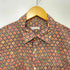 ROBERT FRIEDMAN イタリア製 コットン100 幾何学柄 L/S シャツ メンズ import:XL