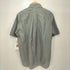 ヤーレ YALE コットン100 ストライプ マチ付 ボタンダウン S/S シャツ メンズ LL