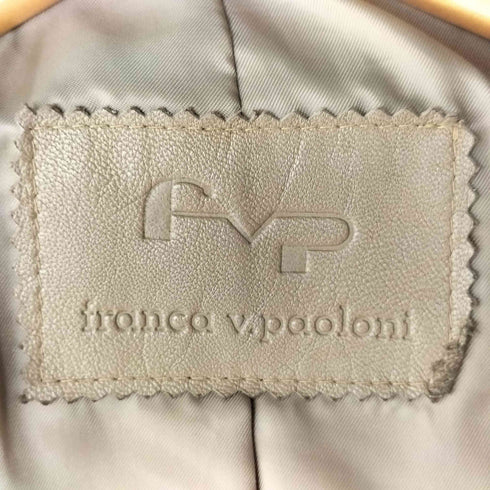 franca v.paoloni レザー ジャケット レディース