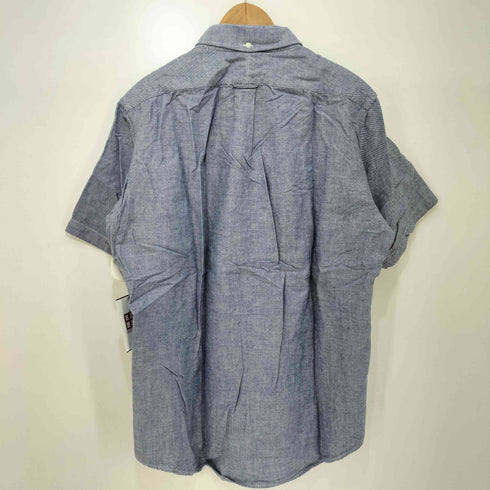 ジェイプレス J.PRESS RED LABEL ブルドッグ 刺繍 鹿の子 ピケ ボタンダウン S/S シャツ メンズ LL
