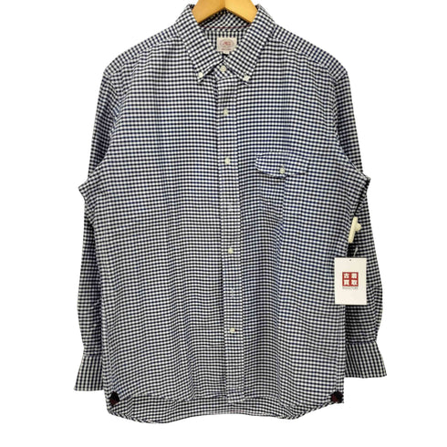 ジェイプレス J.PRESS RED LABEL ギンガムチェック ボタンダウン L/S シャツ メンズ LL