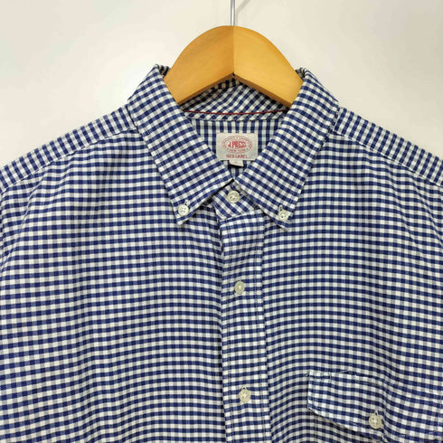 ジェイプレス J.PRESS RED LABEL ギンガムチェック ボタンダウン L/S シャツ メンズ LL