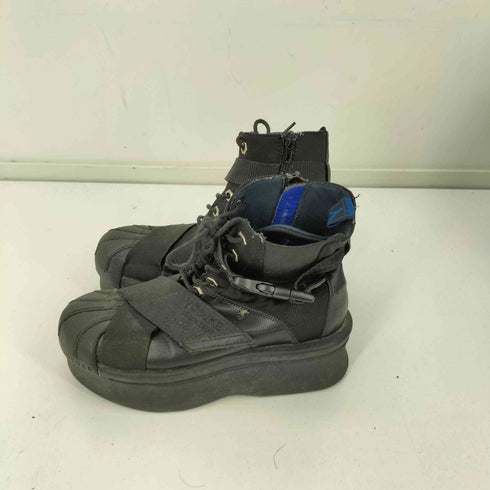 ヨースケユーエスエー YOSUKE U.S.A 厚底 レースアップ ハイカット スニーカー レディース L