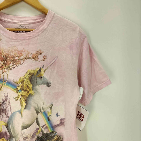 ザマウンテン the mountain ユニコーン プリント Tシャツ レディース import:S