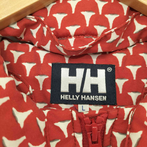 ヘリーハンセン HELLY HANSEN 総柄 襟 ボア ダウンベスト レディース JPN:L