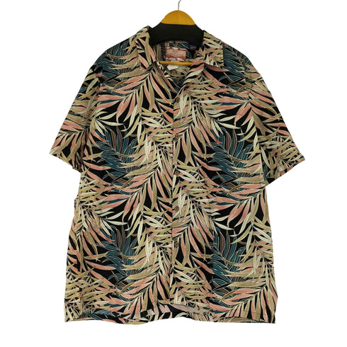 RJC ハワイ製 ココナッツボタン アロハシャツ メンズ import:XXL