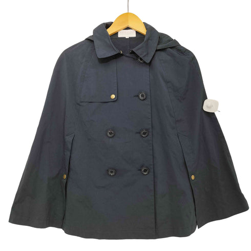 マッキントッシュフィロソフィー MACKINTOSH PHILOSOPHY フーデッド ダブルブレスト ポンチョ コート レディース JPN:38