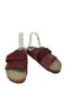 ビルケンシュトック BIRKENSTOCK kyoto maroon ベロアレザー ストラップサンダル レディース JPN:24.5