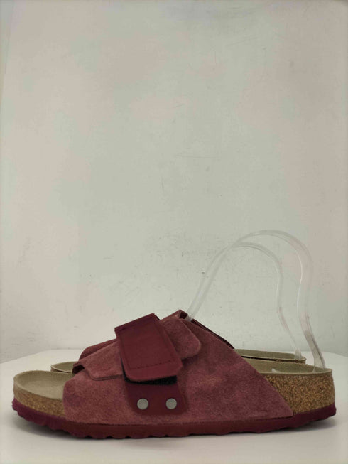 ビルケンシュトック BIRKENSTOCK kyoto maroon ベロアレザー ストラップサンダル レディース JPN:24.5