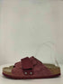 ビルケンシュトック BIRKENSTOCK kyoto maroon ベロアレザー ストラップサンダル レディース JPN:24.5