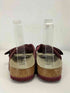ビルケンシュトック BIRKENSTOCK kyoto maroon ベロアレザー ストラップサンダル レディース JPN:24.5