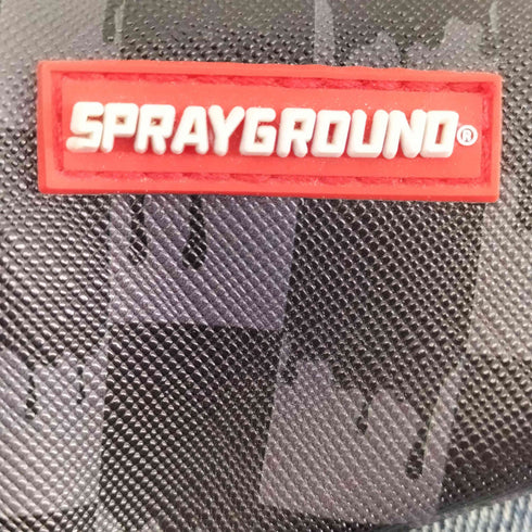 Sprayground シャークマウス モノグラム ボディバッグ ポーチ streer メンズ