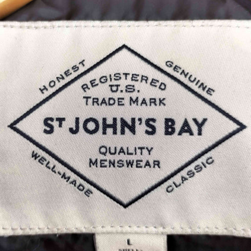 セントジョンズベイ STJOHNS BAY 90s~00s 比翼ジップ 中綿 パデッド ベスト メンズ import:L