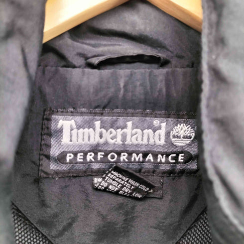 ティンバーランド Timberland 90s PERFORMANCE ロゴ刺繍 ナイロン マウンテン パーカー メンズ import:L