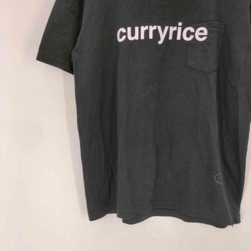 タンタン TANGTANG curry rice 両面 プリント ポケット Tシャツ メンズ JPN:L