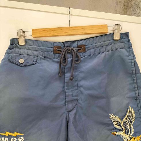 ダブルアールエルラルフローレン RRL RALPH LAUREN SOUVENIR EMBROIDERED SHORTS スーベニア エンブロイダリー 水陸両用 ショート パンツ ショーツ メンズ 31
