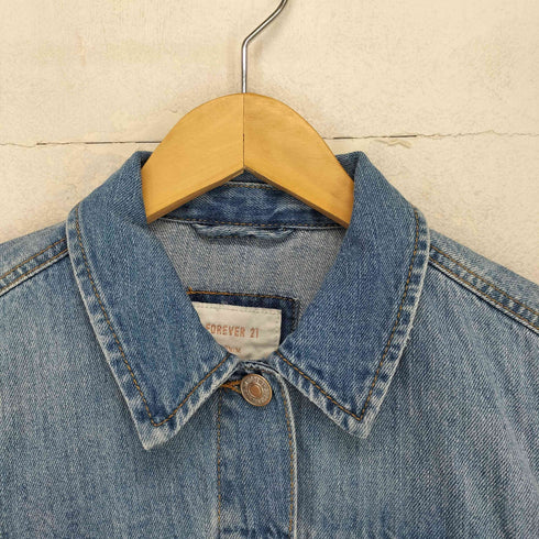 フォーエバー21 FOREVER 21 デニムトラッカージャケット レディース S