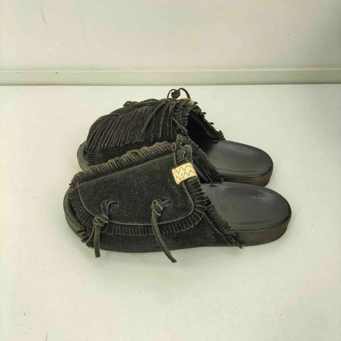 ビズビム VISVIM CHRISTO SHAMAN-FOLK シャーマン フォーク スウェード フリンジ サンダル メンズ M