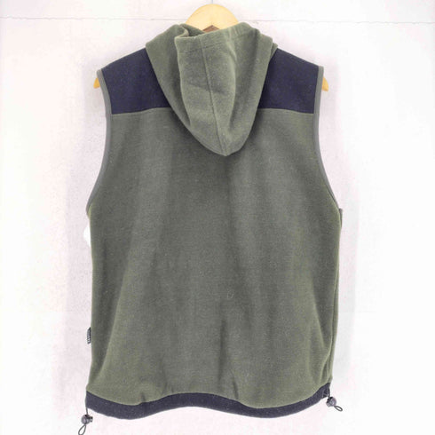 ステューシー Stussy 90s~00s OUTDOOR フーデットフリースベスト メンズ L