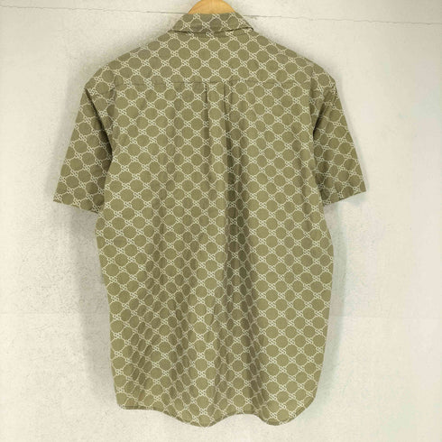 ステューシー Stussy 90s MADE IN USA OLD STUSSY モノグラム柄S/S シャツ メンズ S