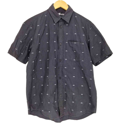 ステューシー Stussy MADE IN USA スモールロゴ総柄 S/S シャツ メンズ S