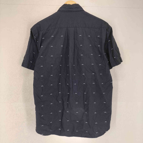 ステューシー Stussy MADE IN USA スモールロゴ総柄 S/S シャツ メンズ S