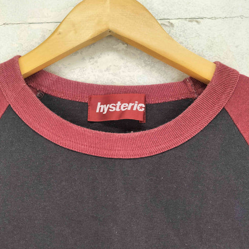 ヒステリック HYSTERIC ROAD STARプリント ラグラン S/S Tシャツ メンズ F
