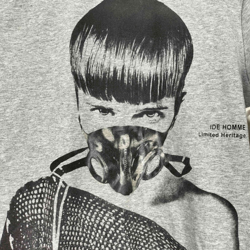 ide homme グラフィックプリント L/S Tシャツ メンズ