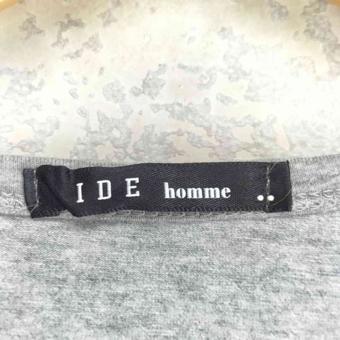 ide homme グラフィックプリント L/S Tシャツ メンズ