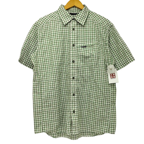 バーグハウス berghaus ナイロン チェック S/S シャツ メンズ import:L