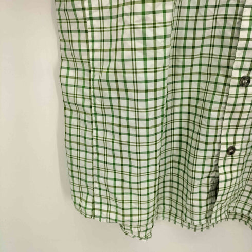 バーグハウス berghaus ナイロン チェック S/S シャツ メンズ import:L