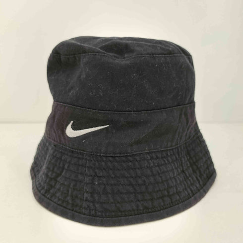 ナイキ NIKE スウッシュ刺繍 ギンガムチェック リバーシブル クラッシャーハット レディース
