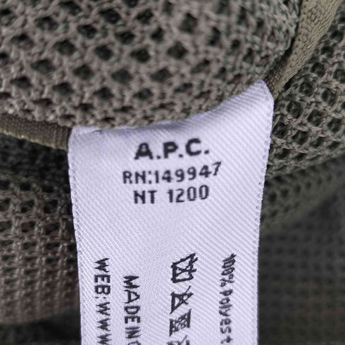 アーペーセー A.P.C. ロゴプリント メッシュ トートバッグ レディース