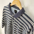 STRUCTURE 90-00S ボーダー S/S 鹿の子 ポロシャツ メンズ import:L