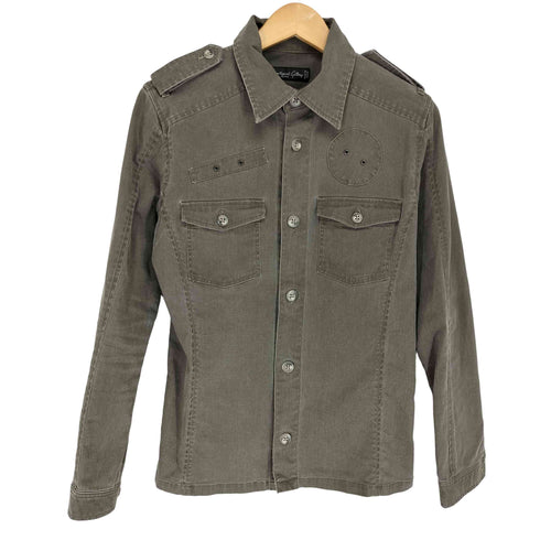 ビームス BEAMS INTERNATIONAL GALLEY エポレット ミリタリーシャツ Y2K レディース S
