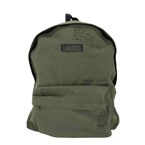 ラブロス LABROS メッセージプリントバックパック メンズ