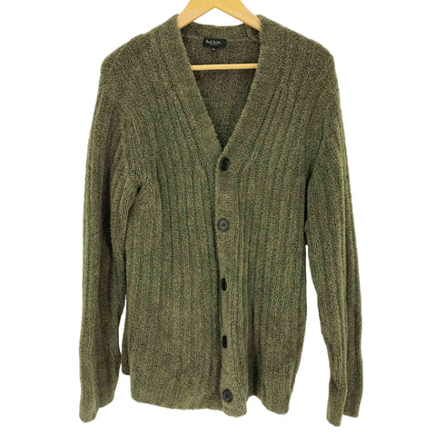 ポールスミスコレクション Paul Smith COLLECTION 日本製 ナイロン混 Vネック ウール カーディガン メンズ import:M