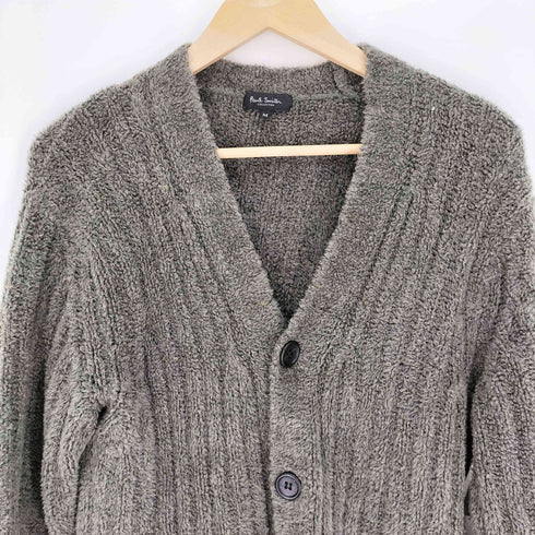 ポールスミスコレクション Paul Smith COLLECTION 日本製 ナイロン混 Vネック ウール カーディガン メンズ import:M