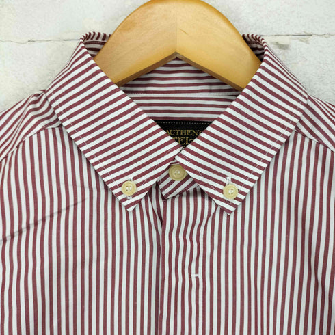 AUTHENTIC MOTEL MADE IN JAPAN 比翼 ストライプBDシャツ domestic メンズ 0