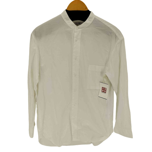 ユニクロプラスジェイ UNIQLO+J スーピマコットンオーバーサイズスタンドカラーシャツ メンズ JPN:S