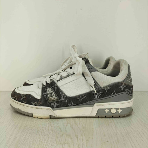 ルイヴィトン LOUIS VUITTON LVトレイナー デニム モノグラム メンズ UK:8