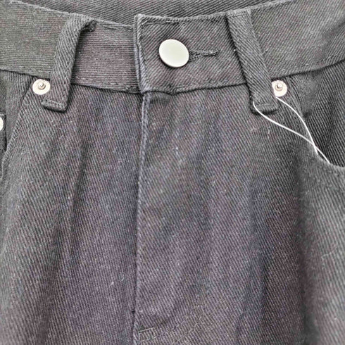 LYEON バックリボンバレルカーブ ジーンズ デニムパンツ レディース JPN:S