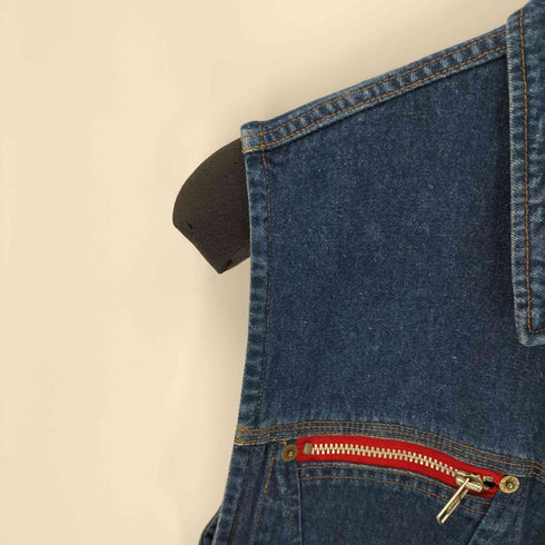 ジャンポールゴルチエ Jean Paul GAULTIER GAULTIER JEAN'S 90-00S デニムノースリーブワンピース レディース 40