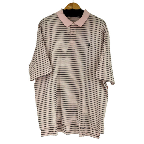 ポロゴルフラルフローレン POLO GOLF RALPH LAUREN スモールポニー刺繍 ボーダーポロシャツ メンズ JPN:XL