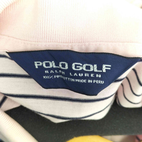 ポロゴルフラルフローレン POLO GOLF RALPH LAUREN スモールポニー刺繍 ボーダーポロシャツ メンズ JPN:XL