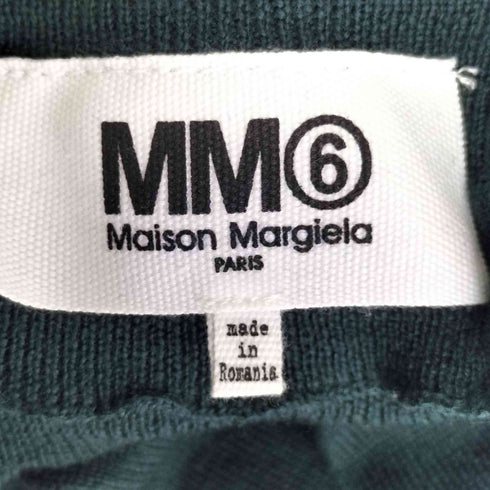 エムエムシックスメゾンマルジェラ MM6 Maison Margiela ドッキングライクウールニットワンピース レディース import:M