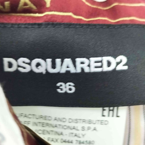 ディースクエアード DSQUARED2 コーデュロイ ワイドパンツ レディース 36
