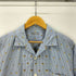 コムデギャルソンオム COMME des GARCONS HOMME AD2001 AD2001 製品洗い加工 総柄 開襟オープンカラー L/S ストライプ シャツ メンズ